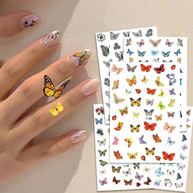 

Colorful Butterfly Adhesive Nail Art Sticker