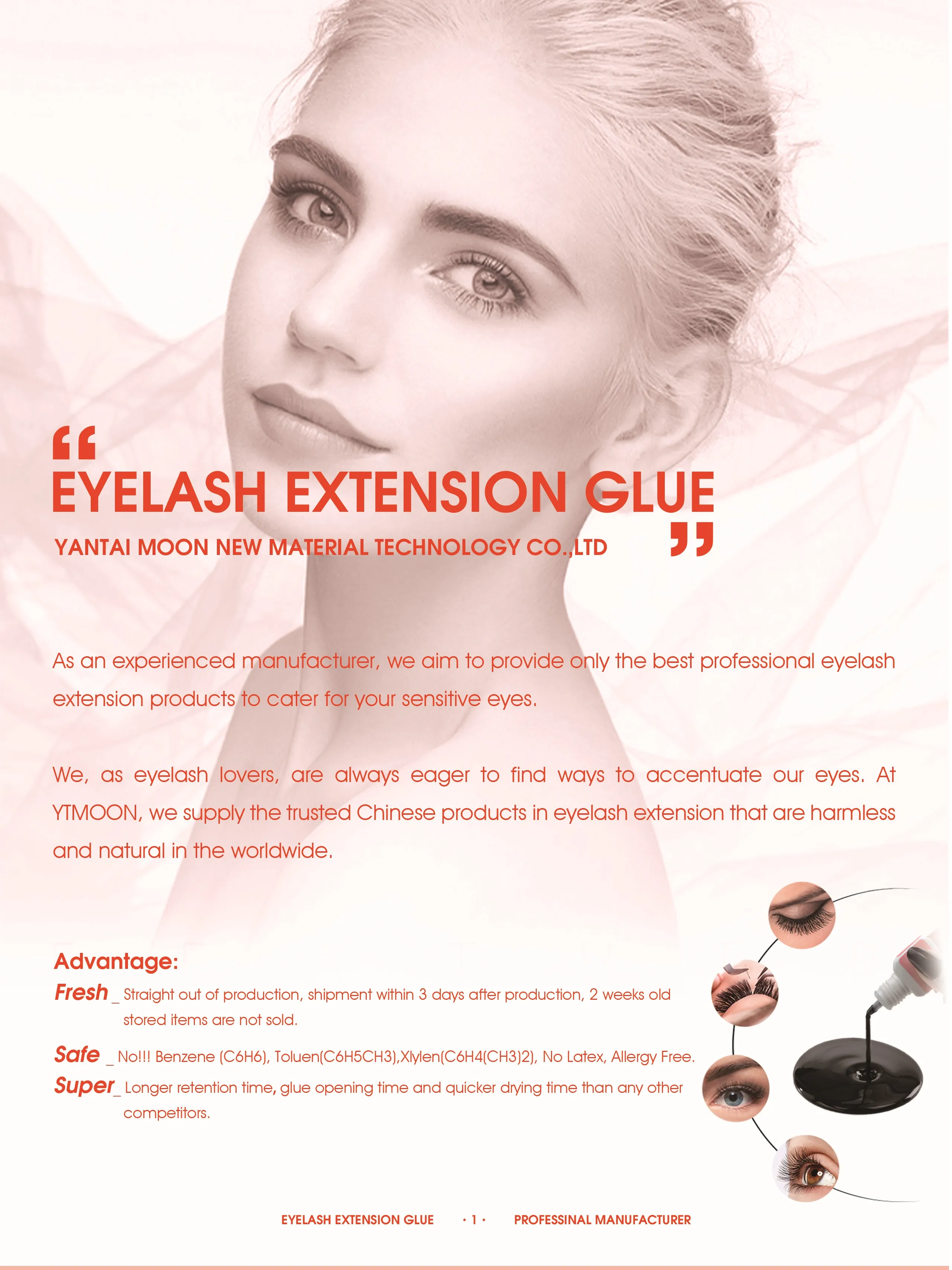 Direct factory sale Led Eyelash Glue Fast Uv Eyelash Extension Glue