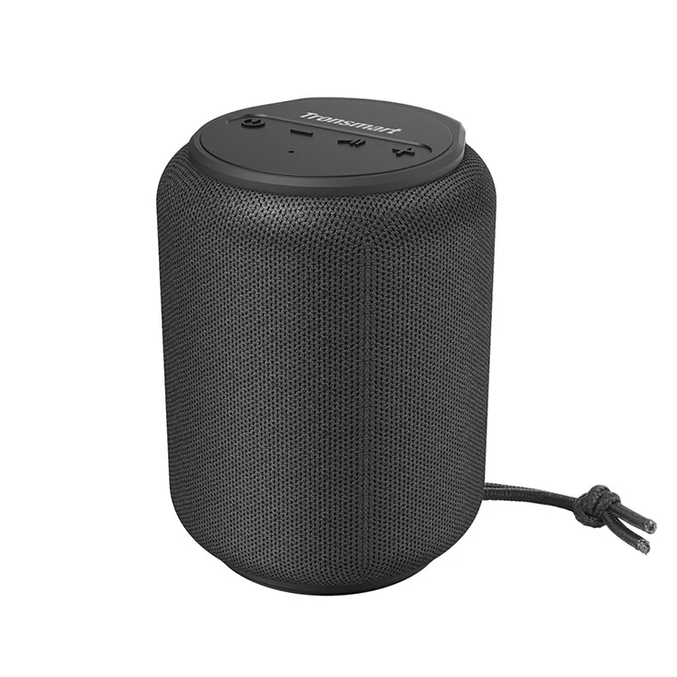 

Tronsmart Element T6 Mini BT 5.0 Speaker with 360-degree Surround Deep Bass IPX6 Waterproof 24H Playtime Speaker-Black