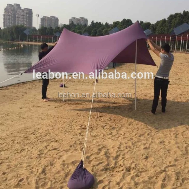 
Folding Portable Light Weight Canopy Beach Sunshade Lightweight Beach Tent 