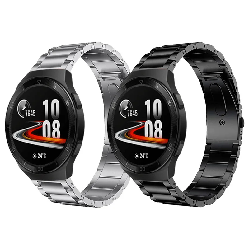 

22mm 20mm 18mm Titanium Alloy Strap For Samsung Galaxy Watch 4 Huawei Watch GT2 Stainless Steel Bracelet Band for Amazfit GTR