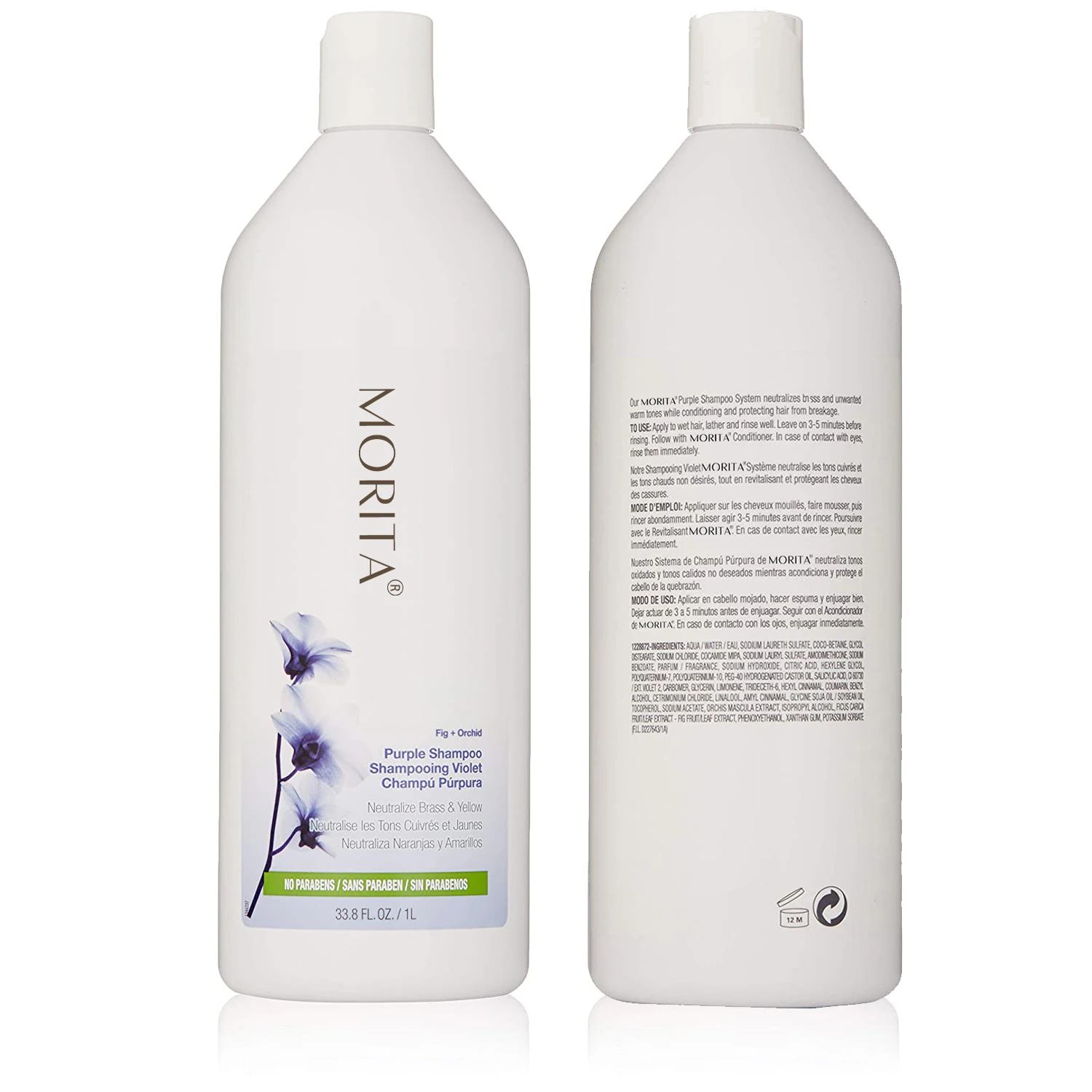 

Processing Customization 1000ml Fig and Orchid Violet Shampoo Natural Hair Shampoo and Curly Conditioner Custom Label