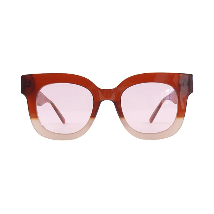 

2021 wholesale round acetate sun glasses women colorful UV400 CR39 lens sunglasses shades, 5 colors