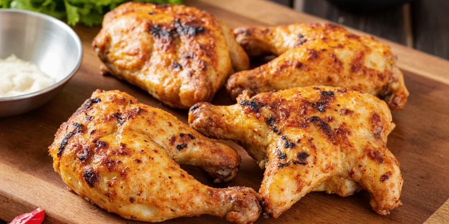 Chicken resting after grilling