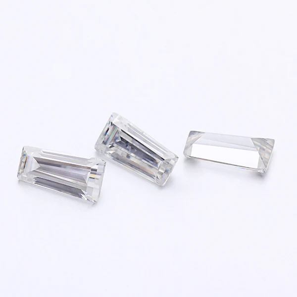 

Tapered baguette cut charles&Covard moissanite DEF color for ring