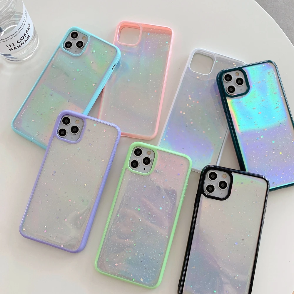 

Wholesale Supplier Covers for iPhone 11 Shockproof 7 8 6S Plus Glue TPU Phone Case Customize Laser Fancy X XS Max Xr Funda Girls