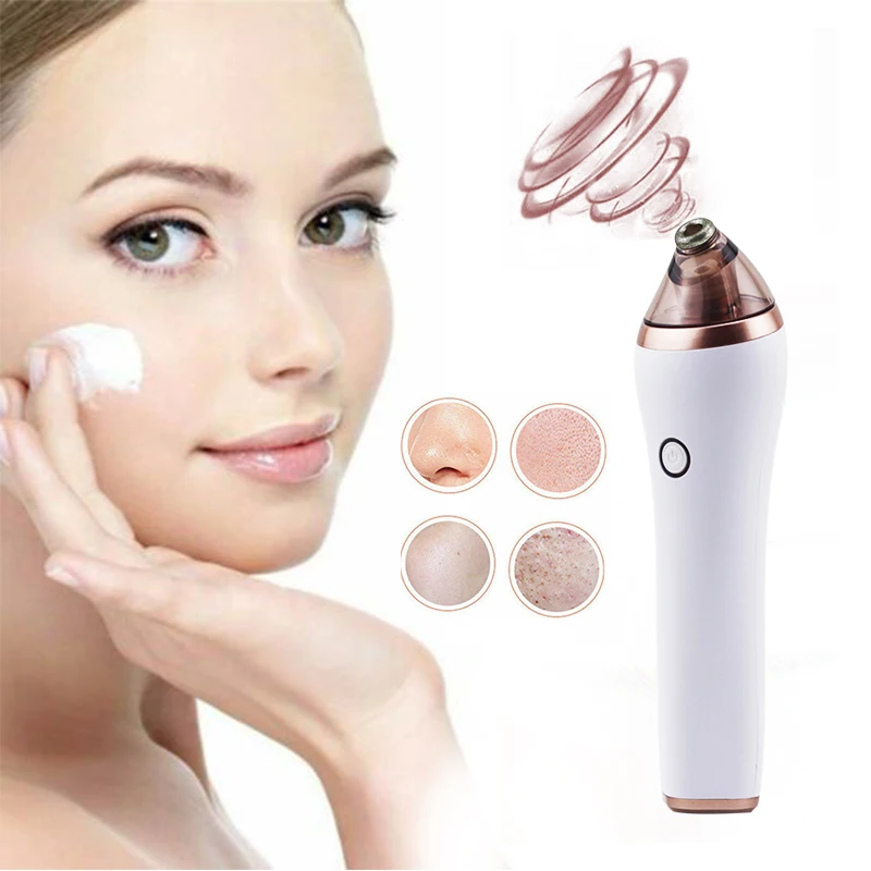 
2020 new design rechargeable electric massage deep pore comedo cleaner blackhead remover vacuum extractor 