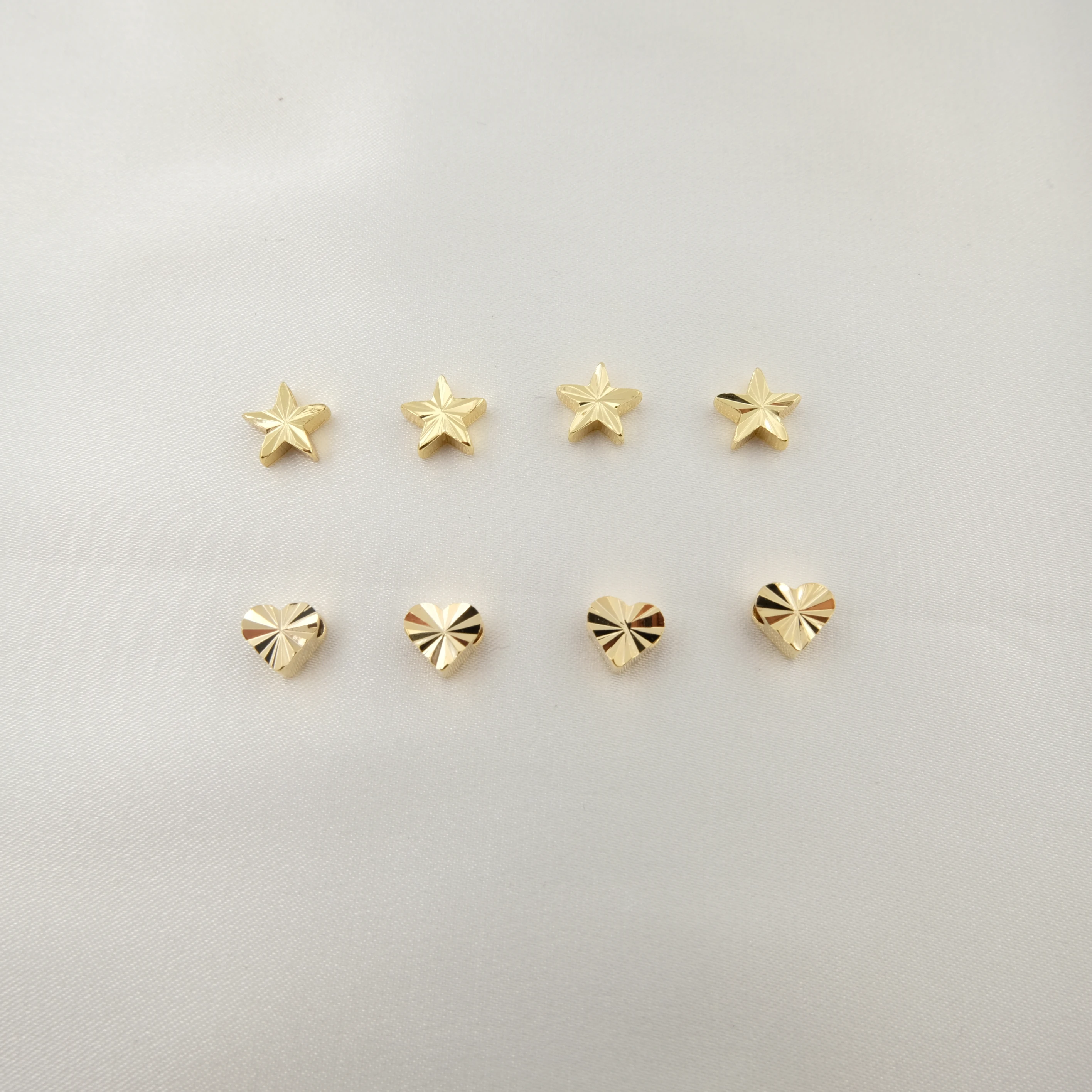 

real 14k gold pendants triple heart pendant accessories gold plated 18k heart pendants