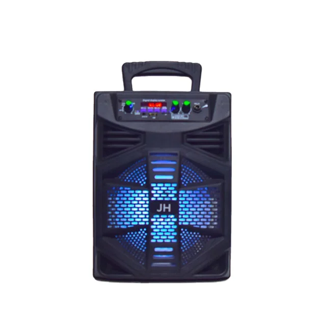 

2021 Fashion low price Home Theatre System Ailipu in stock 8 inch sound equipment Portable Outdoor with LED Light BT Speaker