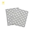 8" x 10"Gray Polka Dot Bubble Zip Locking Bags Bubble lined cosmetic organizer Reclosable Bubble Bags