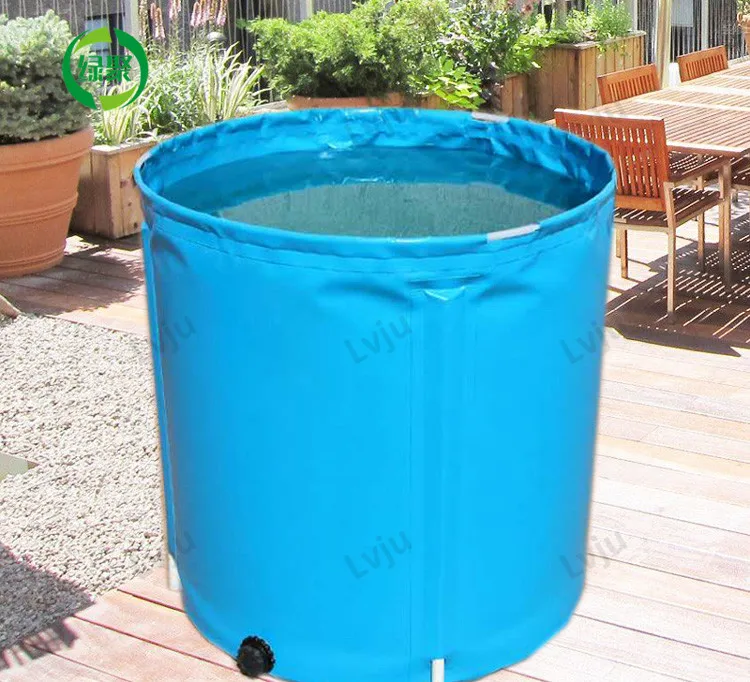 

220L Dia 0.6m x h 0.8m 55 Gallon Fish Tank For Koi Fish Goldfish Turtle/Car Wash Bucket Rain Water Collector, Blue/custom