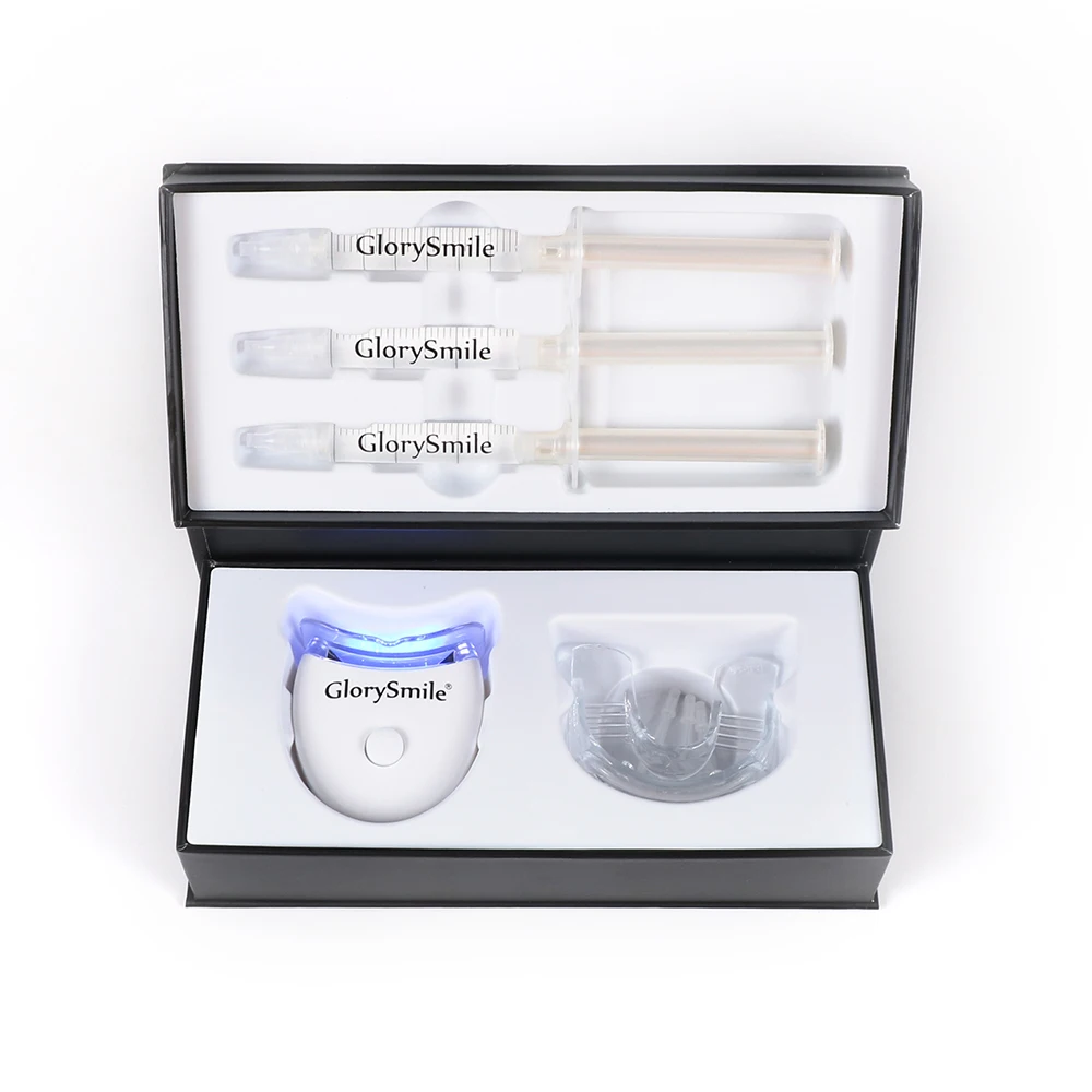 

CE Approved Private Label Tooth Bleaching Set Amazing White Non Peroxide Teeth Whitening Kit LED Light