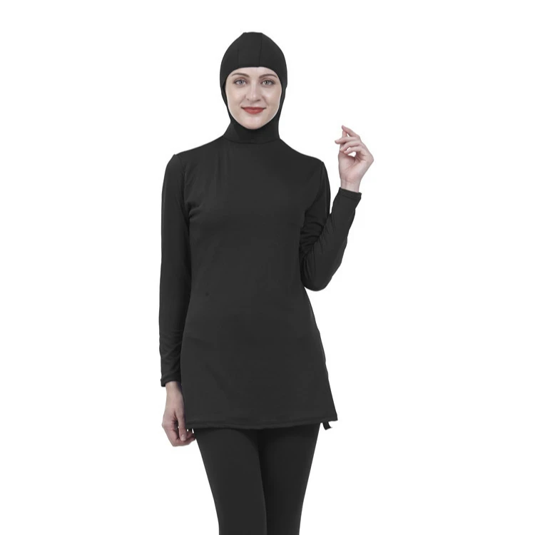 

2019 Muslim Modest Swimsuits Plus Size Women Burkinis Beachwear Islamic Swim Wear Muslim Swimwear Full Cover Hijab Swimming