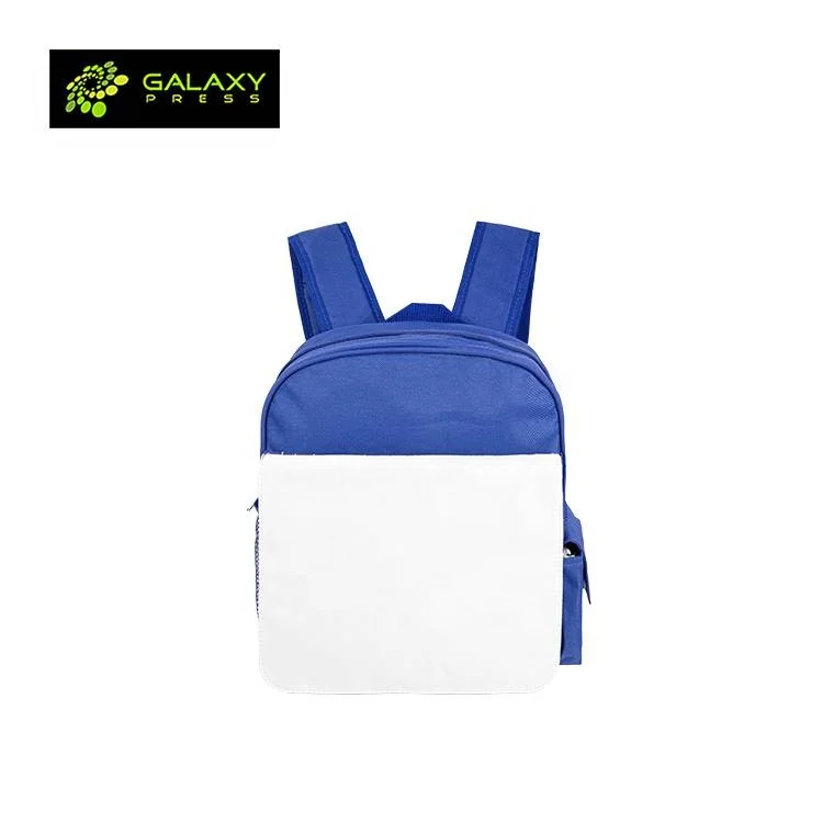 

Hot Selling Wholesale sublimation blank Backpack For Kids, Pink, blue, red