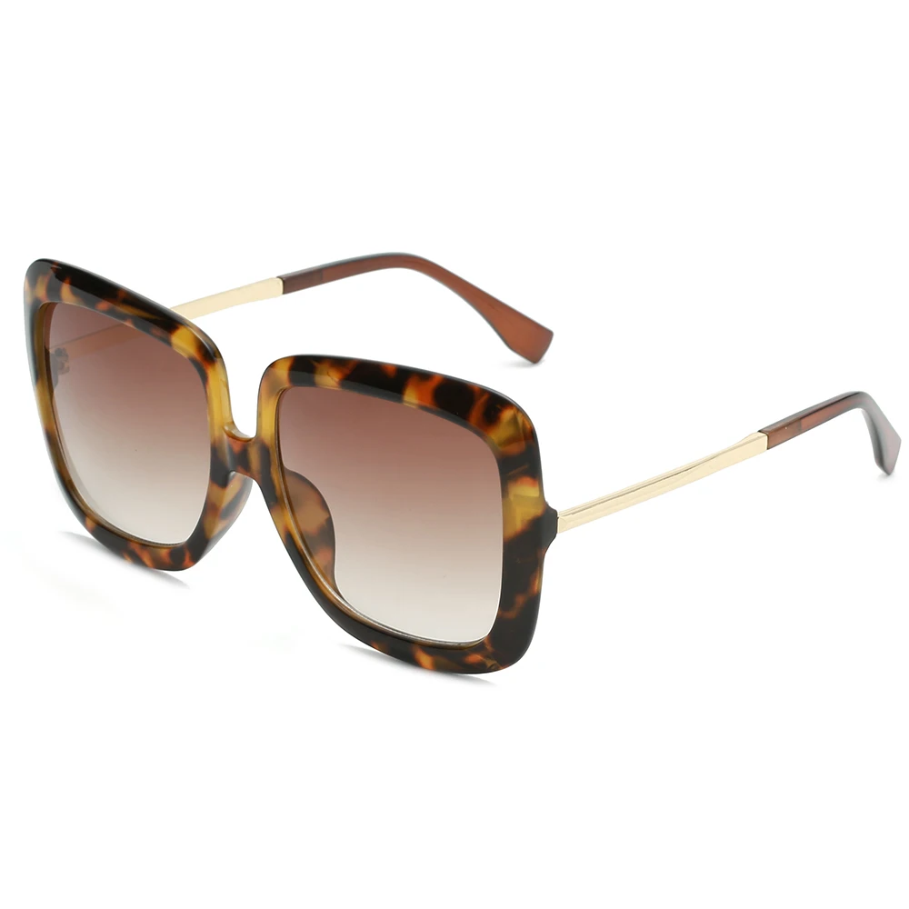 

2021 New Design Latest Fashion PC Metal Frame China Factory Direct Sale Women Purple Black Yellow Green Red Sunglasses, 7 colors