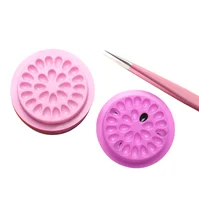 

Hot Selling Plastic Eyelash Extention Glue Cell Multi-colors Eyelash Glue Holder