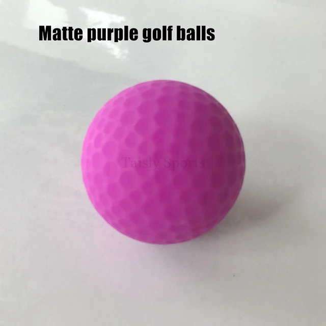 
colorful 2 piece matte golf balls tour quality soft golf matte ball 