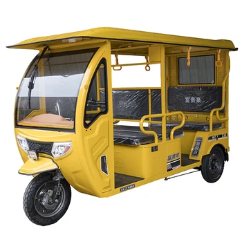 Adults Passenger Electric Tricycle With 350kg Electric 6 Passenger ...