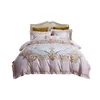 wholesale 100% organic Cotton dropshipping digital print queen king size bed linen sheet duvet quilt cover bedding set