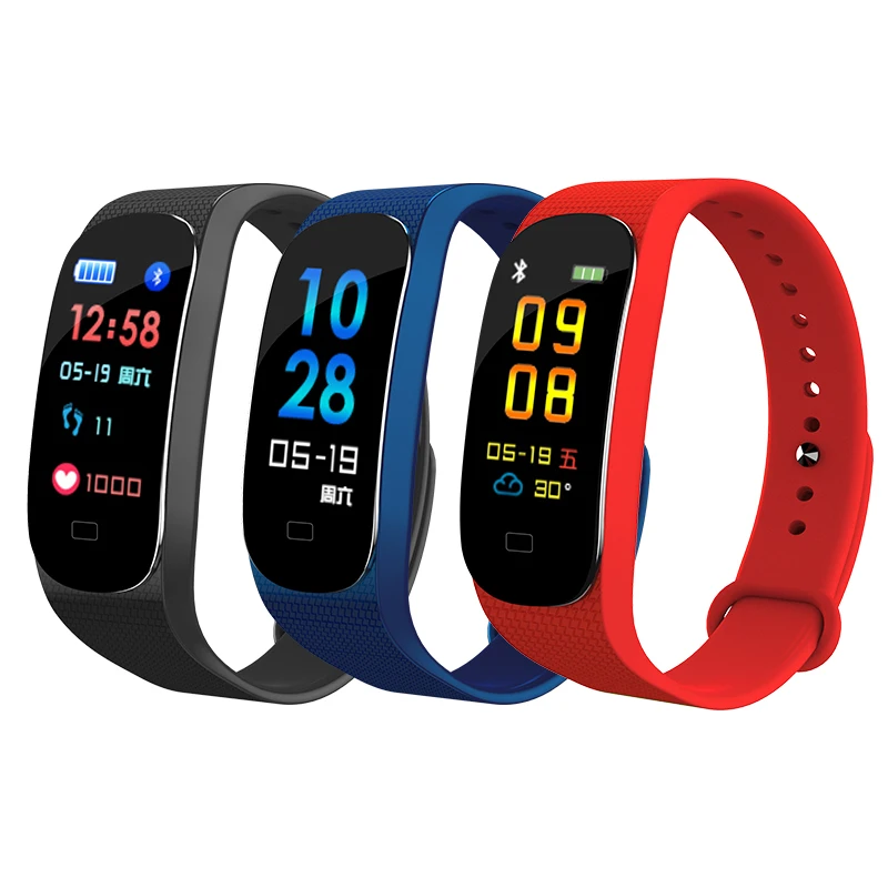 

Bracelet Heart Rate Blood Pressure Health Waterproof Watch Band Wristband Fitness Tracker M3 M4 M5 reloj smart watch