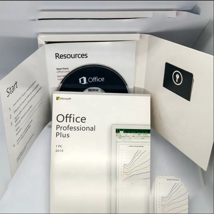 

MS office 2019 pro plus retail box microsoft office 2019 lifetime Software license office 2019 pro plus dvd