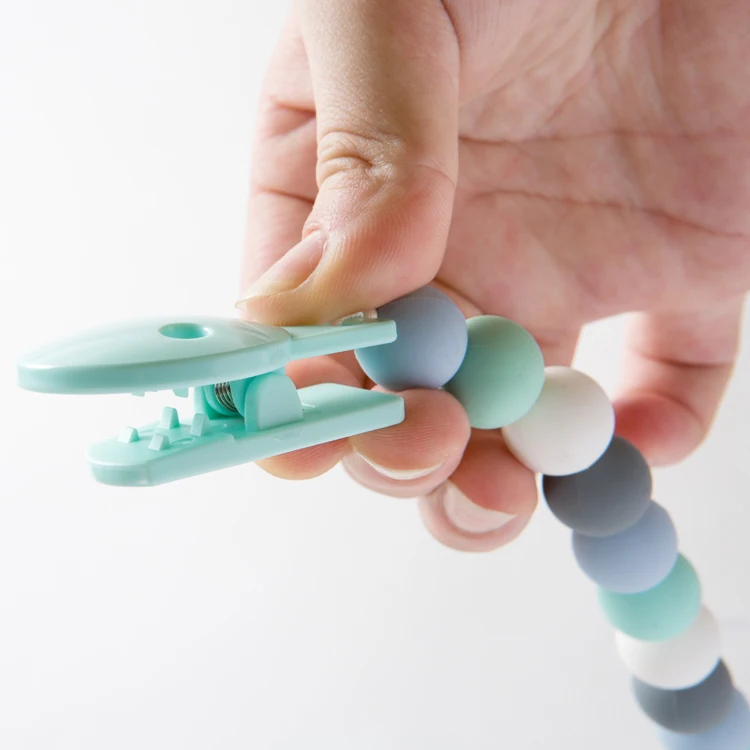 

Baby Shower Gifts Unique DIY Pacifier Chain Teething Relief Nursery Accessories