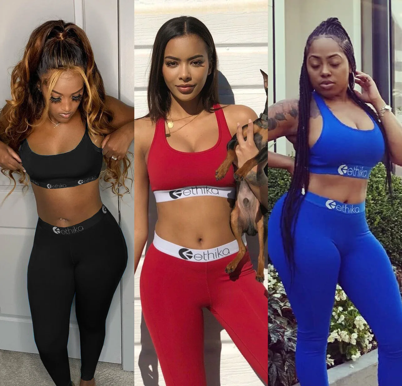 

2021 Newest Summer Sexy Women Tracksuit Set Yoga Suit Sport Wear Womens Two Piece Set, Picture