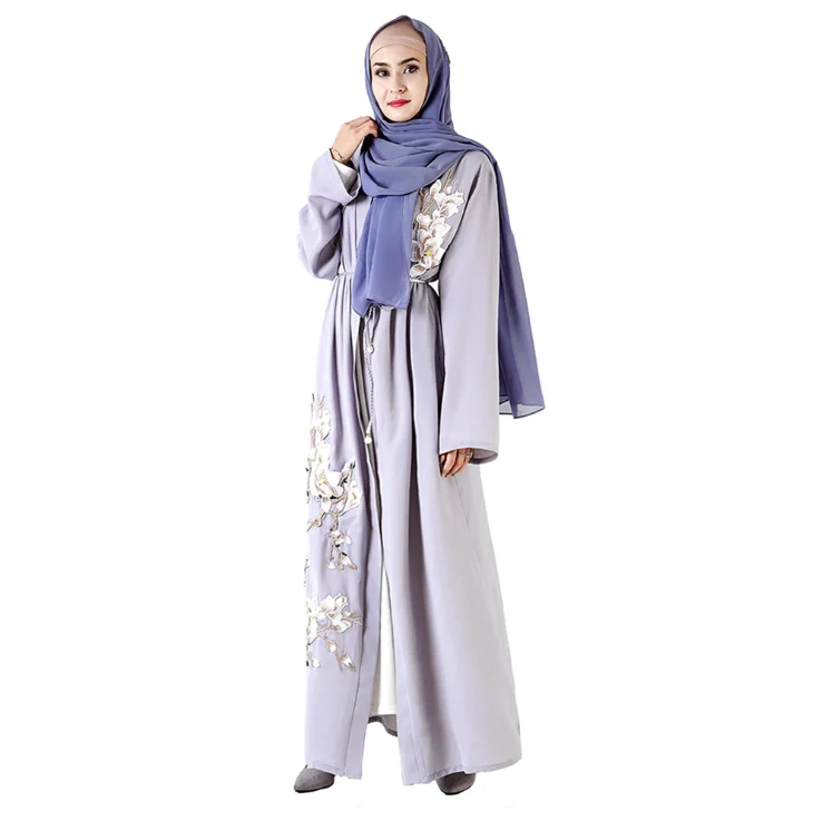 

Women long dress muslim abaya dubai kaftan islamic jilbab maxi robe
