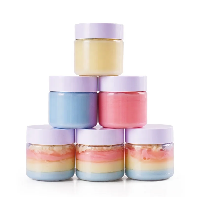 

2021 Hot Selling Best Skin Moisturizing Whitening Body Cream Organic Mango Ice Cream Body Butter, Customed color