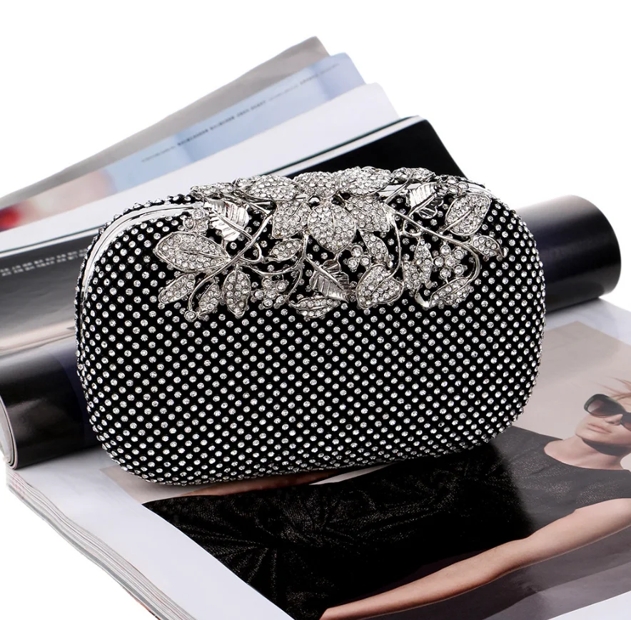 

Luxury Full Rhinestone Evening Bag Handbag