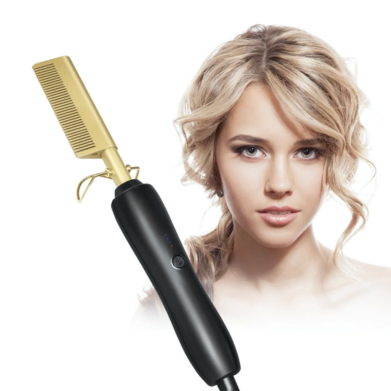 

Fast Heating Hot Copper Comb Roll Straight Dual-purpose Comb