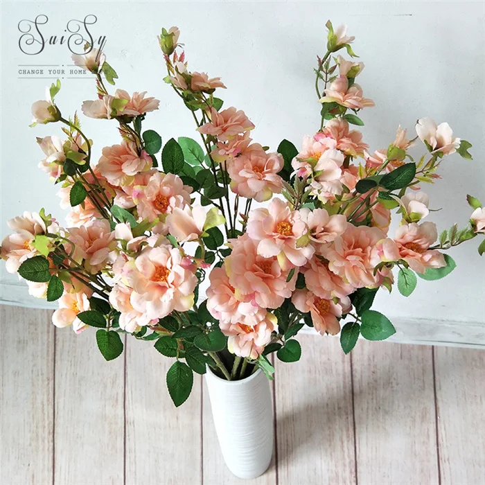 

AP-004 Home Living Room Hotel Rose China Silk Flowers Artificial Wedding