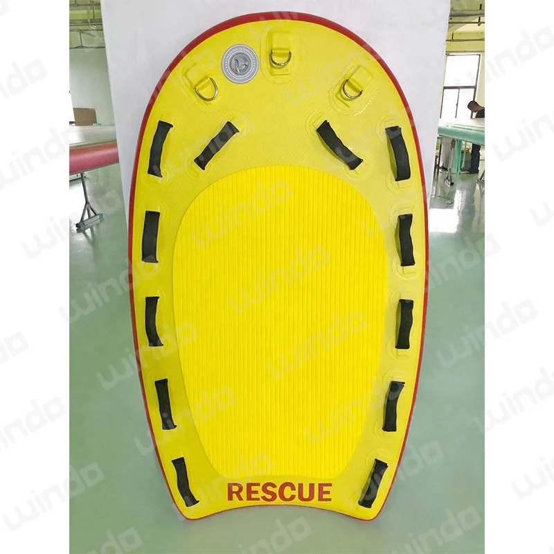 

inflatable small surfing lifeguard stand up paddle rescue board jet ski sled