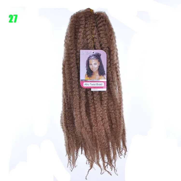 

wigs African crochet dirty braids chemical fiber twisted braids springcurl hand-woven small spring braid hairs, All colors