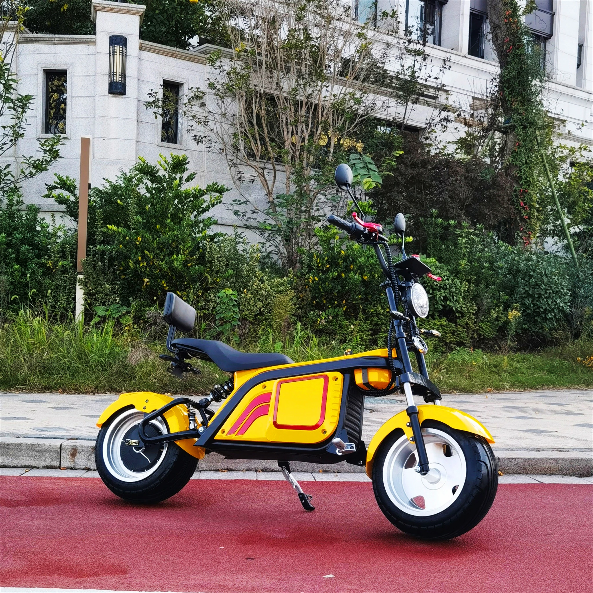 

EEC/COC Certificate 2000W New Chopper Double Battery Long Range Model CP-6 Lithium Battery Electric Scooters Citycoco
