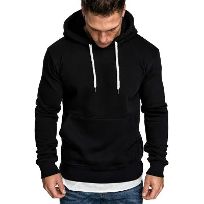 2019 cheap custom logo unisex cotton plain hoodies wholesale