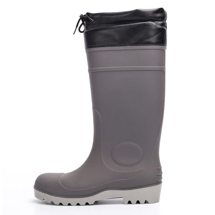 

Anti-Static Feature CE Industrial Warm Gumboots Rubber PVC Boots Work Steel Toe Boots