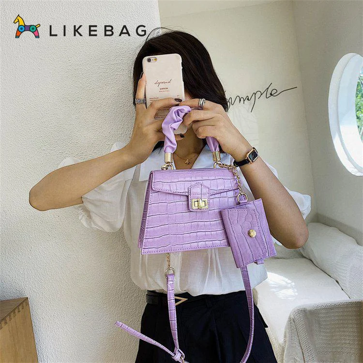 

LIKEBAG hot-selling fashion casual leather girls crossbody shoulder bag for women