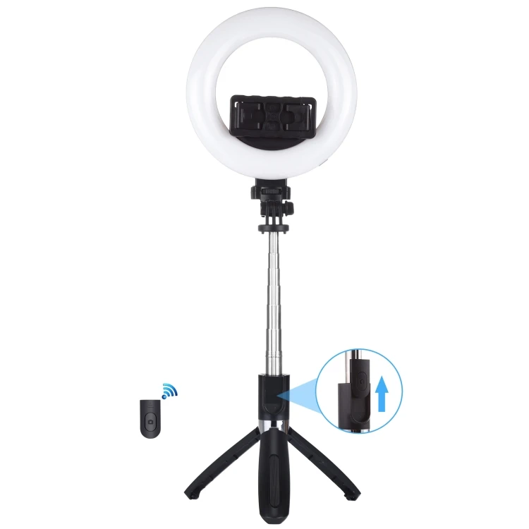 

New Hot Selling Portable Remote 6 Inch LED Selfie Ring Light with Stand Phone Holder for Makeup Tik Tok Vlog Live Show