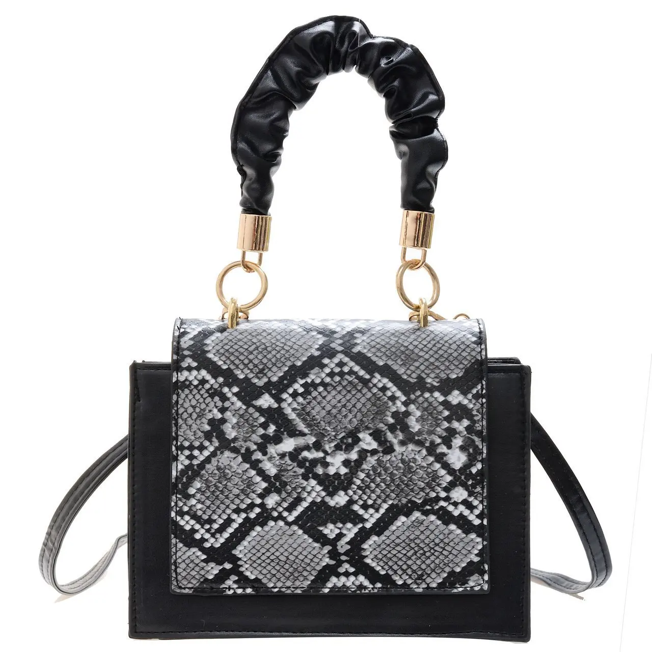 

Snake Skin Leather Pattern Crossbody Womens Luxury Handbags And Purses 2021 Wholesale for Women Snakeskin Handbag