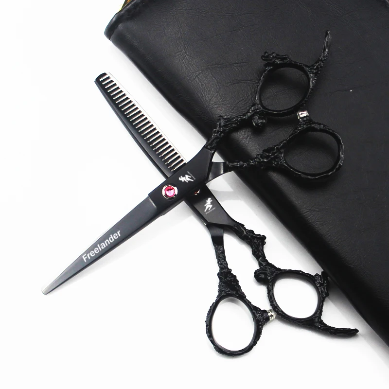 

Good Production Line 6.0 inch WLB-02 Barber hair Cutting Sharp Hair Scissors Set