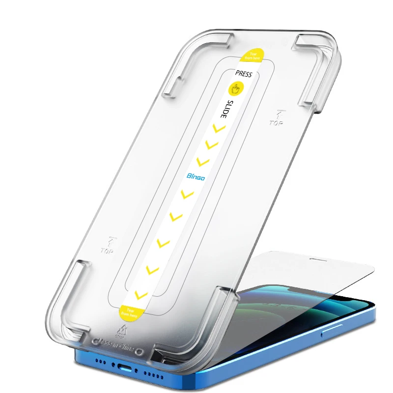 

High clear screen protector with Easy Applicator for iphone 13/13 pro /13 pro max /12 series glass tempered glass