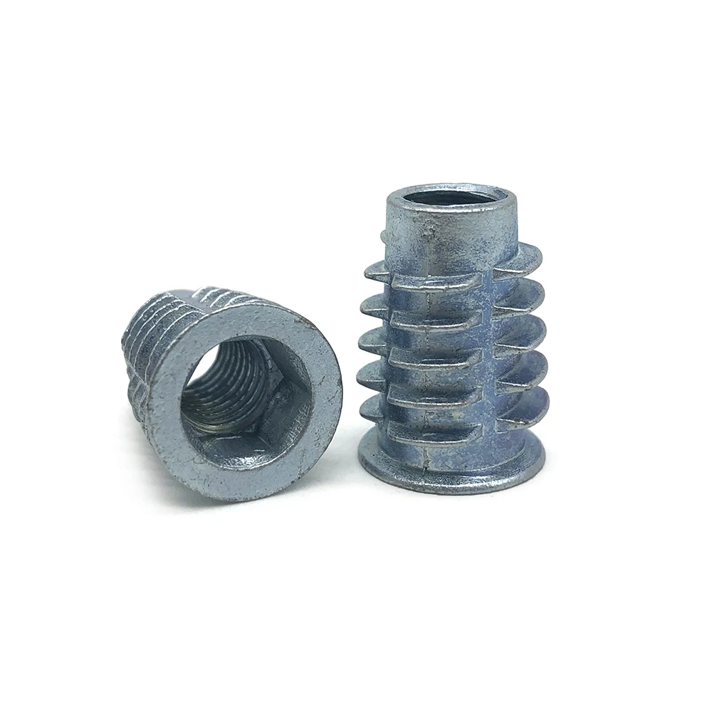 定制不锈钢m3 m5自攻开槽螺纹套筒螺钉interna螺纹嵌件