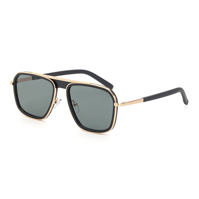 

New retro square frame sunglasses fashion outdoor sunglasses for men