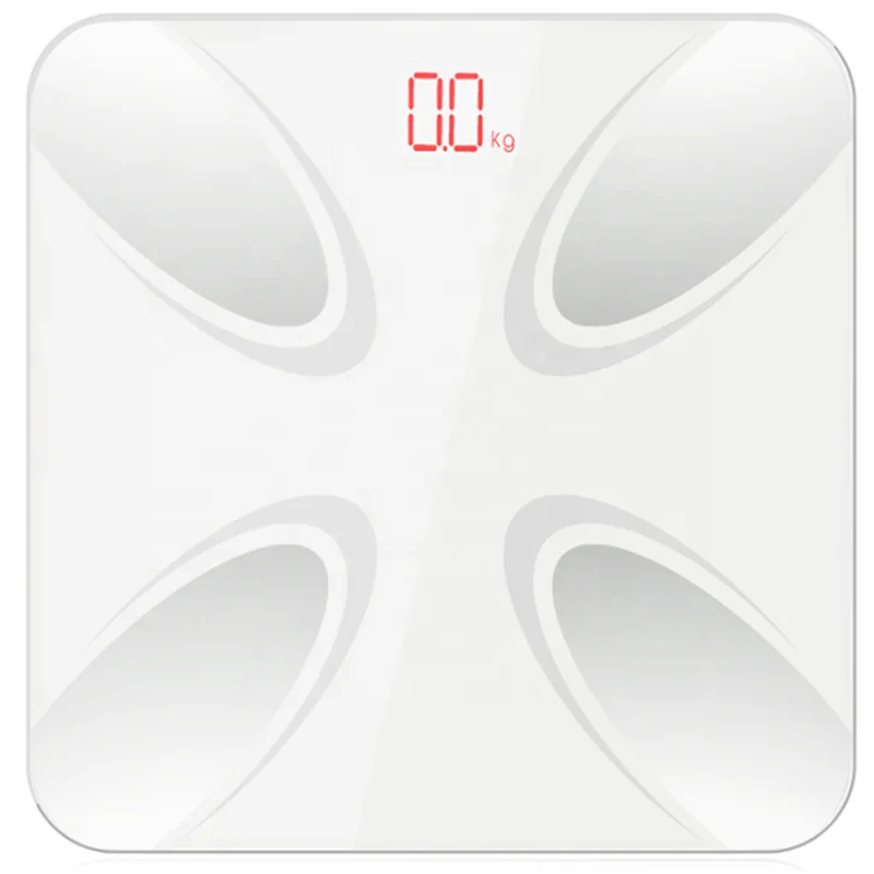 

BT/WIFIbody fat digital electronic smart scale share SDK Customizable LOGO bathroom weight scale, White