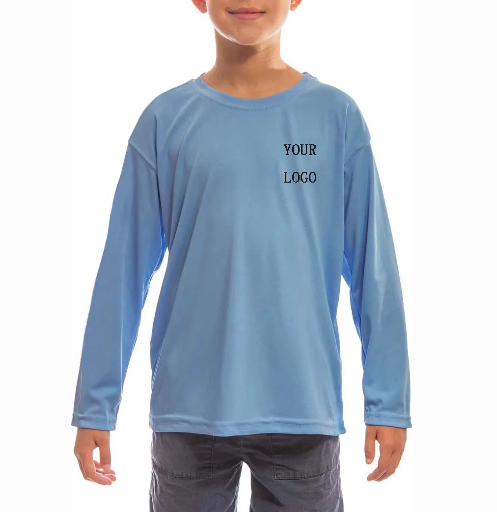 Kid Customizable Pattern Monochrome Upf 50+ Sun Protection Longsleeved