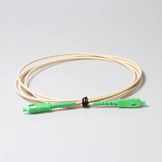 SC/APC-SC/APC White G657A2 Singlemode 3m LSZH Patch Cord