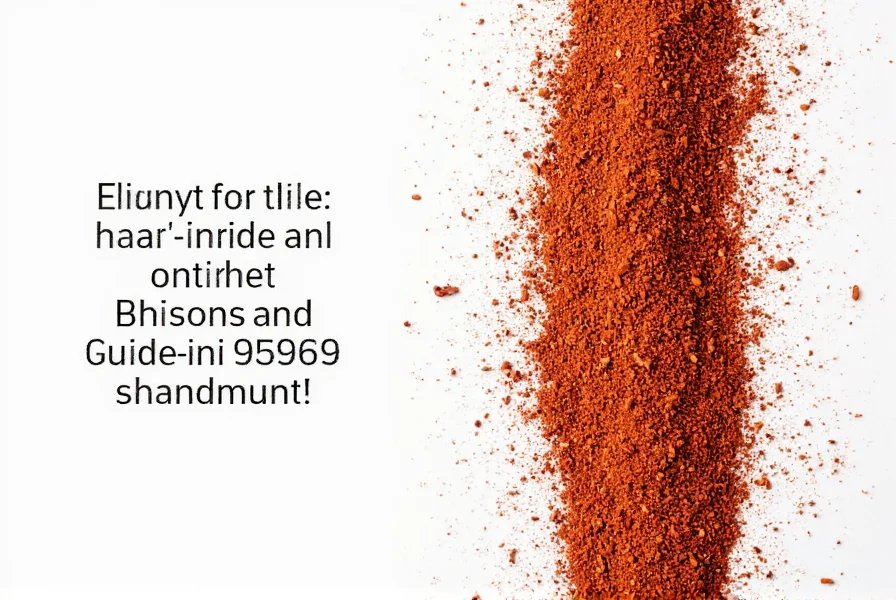 Sprinkling crushed red pepper flakes