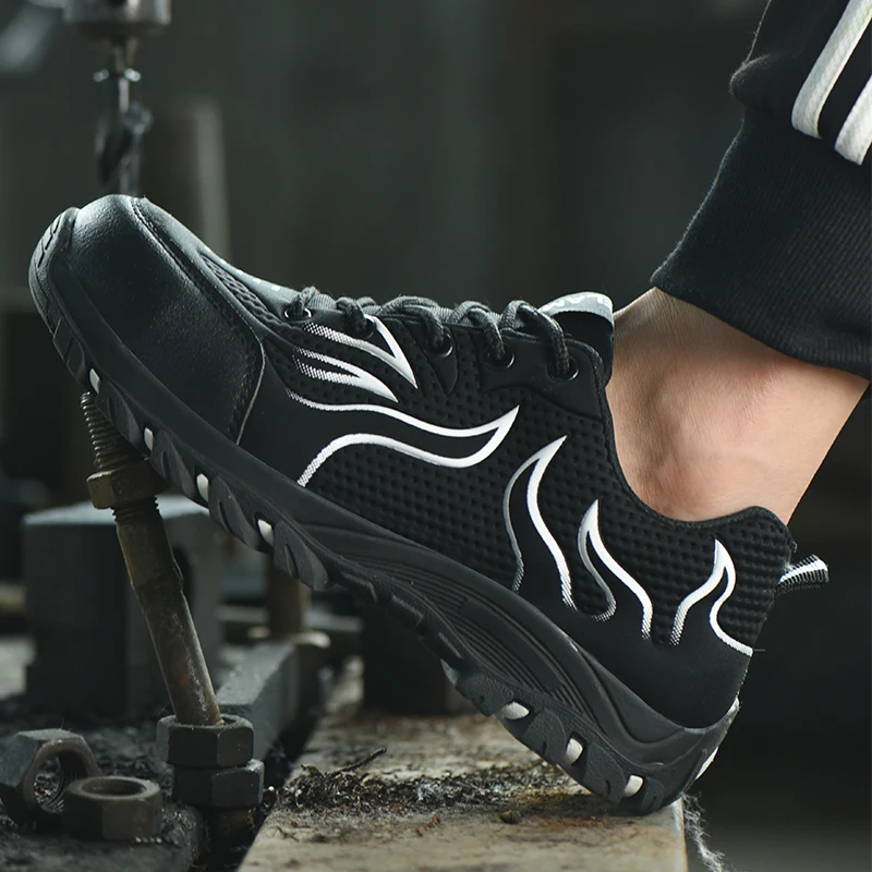 
prime stainless steel luxury high quality fashion sport style elegant steel toe fancy oil resistant safety shoes s3 
