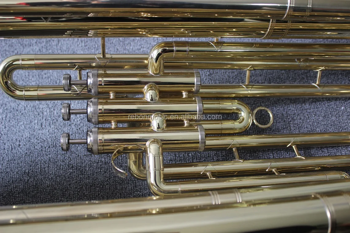 Weifang Rebon High Quality Bb Key Tuba With Soft Case Buy Tuba